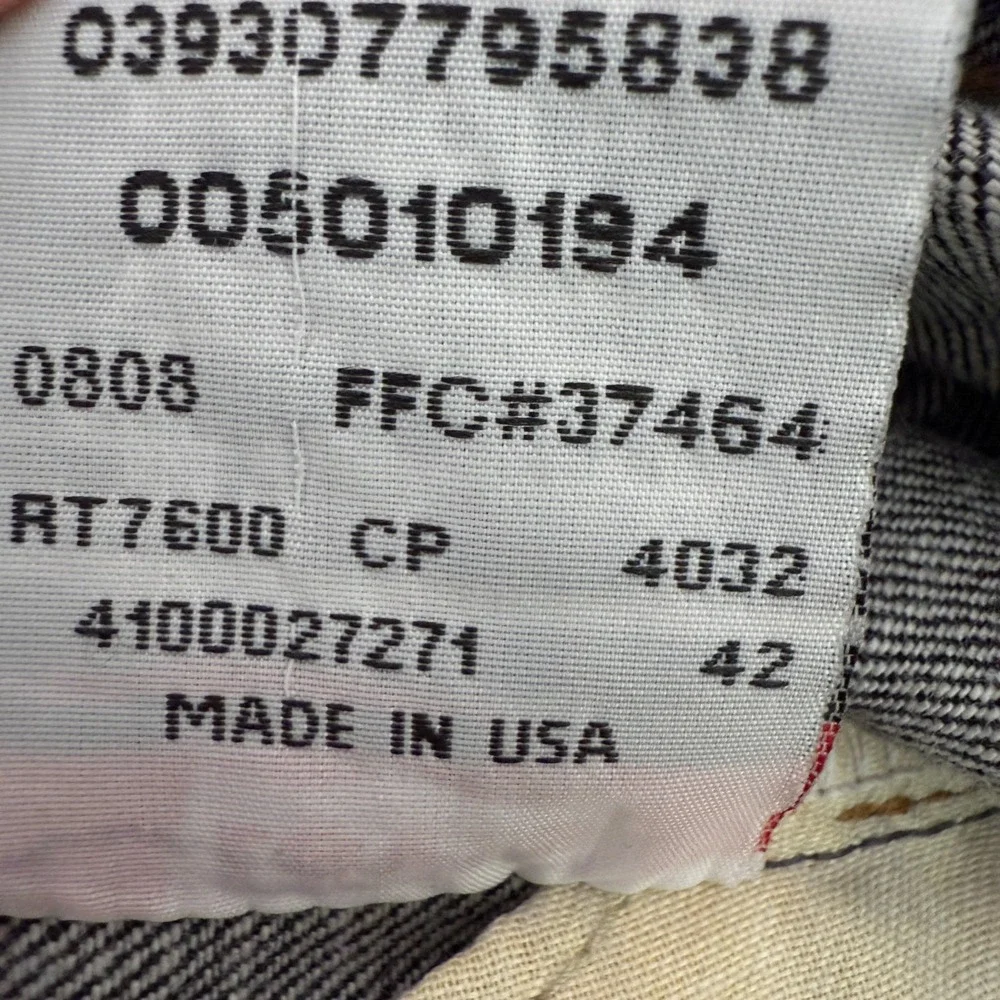 Vintage‎ Levi's 501 Jeans Mens 36x30 (fits 35x30) Dark Gray 90s Y2k Rugged Denim